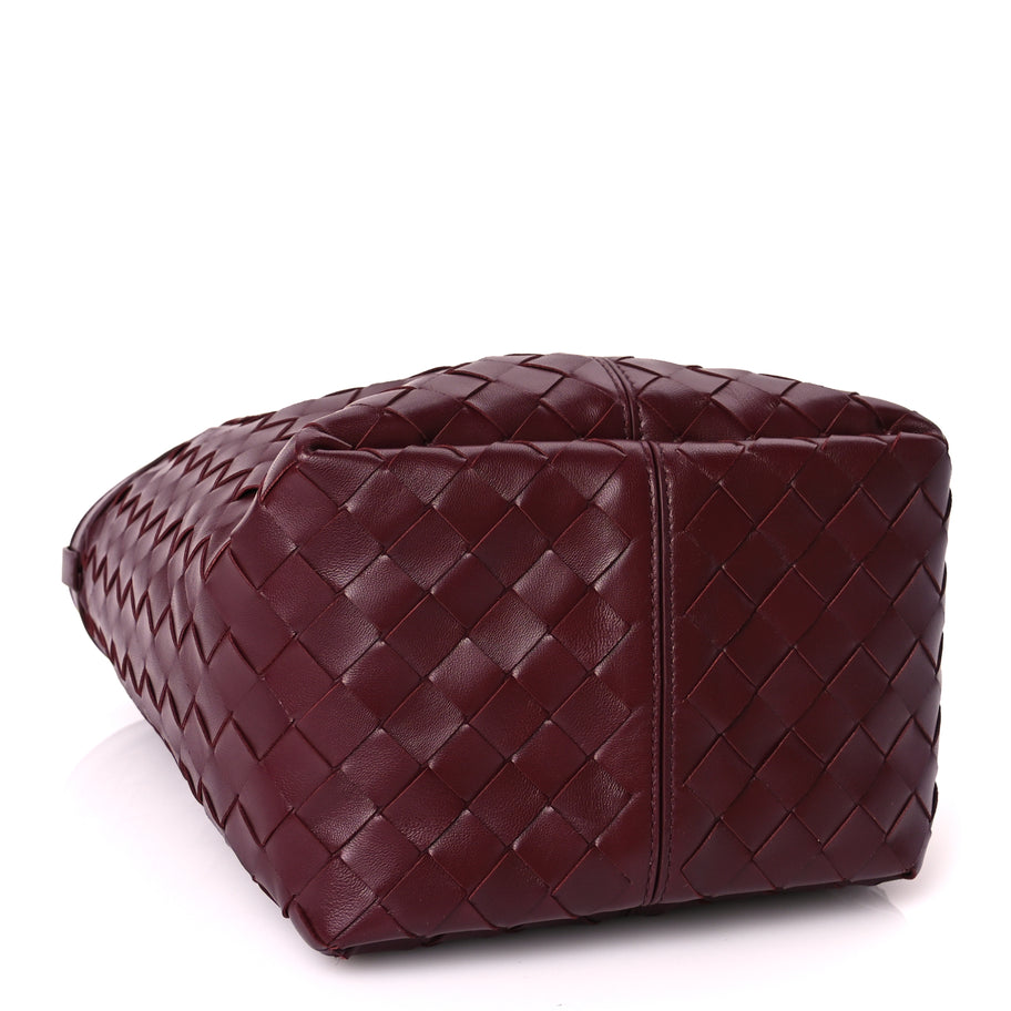 Bottega Veneta Nappa Intrecciato Small Flip Flap Tote Barolo Image 3
