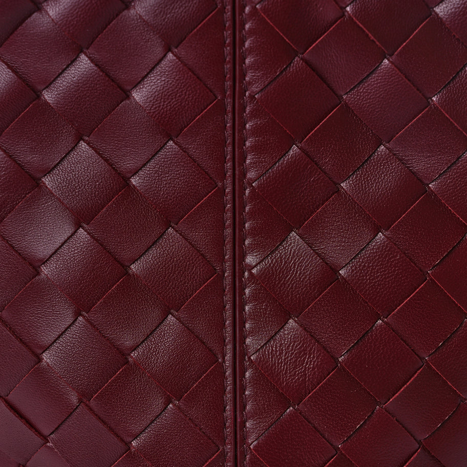 Bottega Veneta Nappa Intrecciato Small Flip Flap Tote Barolo Image 6