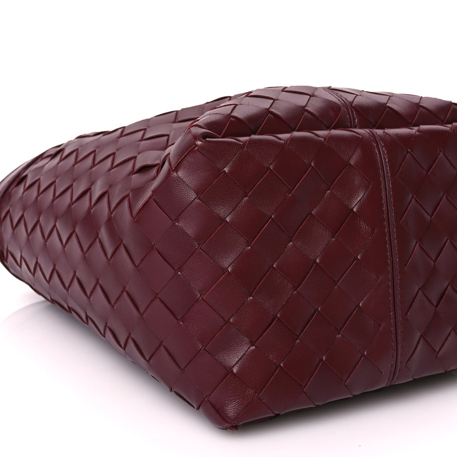 Bottega Veneta Nappa Intrecciato Small Flip Flap Tote Barolo Image 7