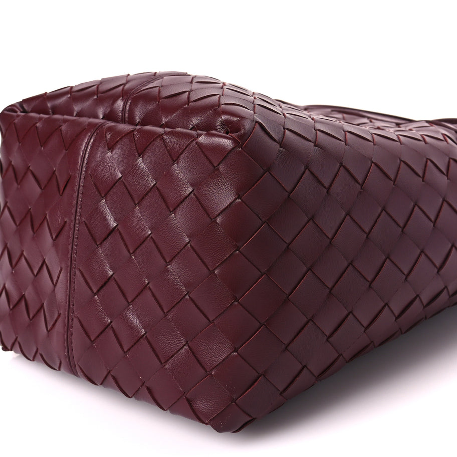 Bottega Veneta Nappa Intrecciato Small Flip Flap Tote Barolo Image 8