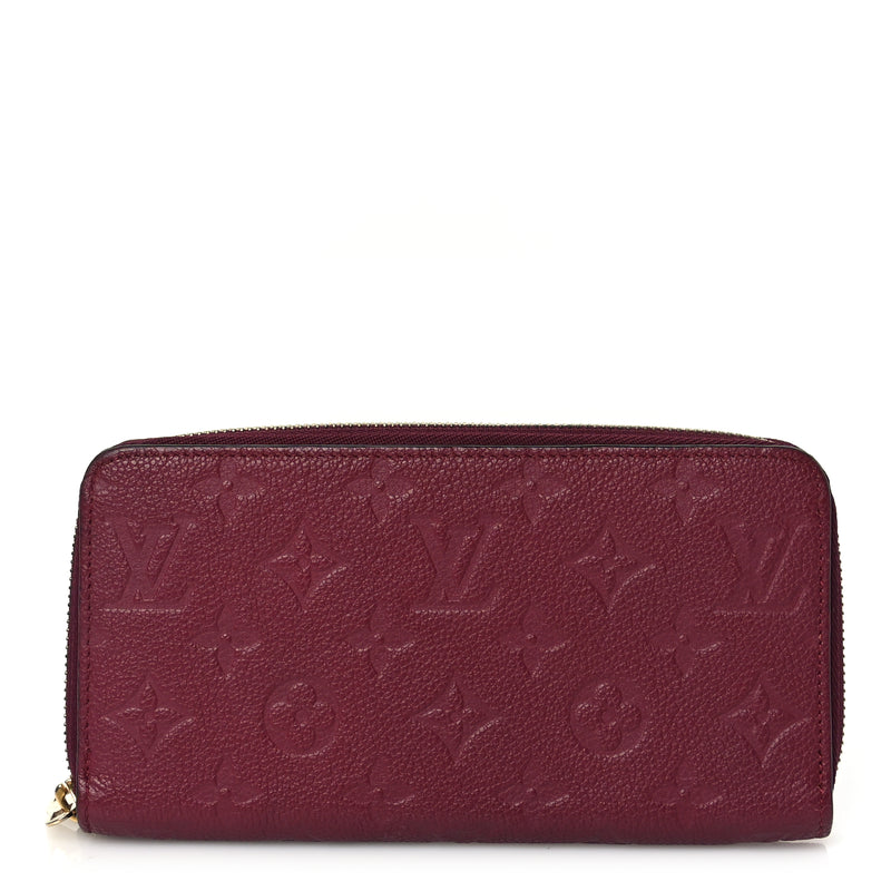 Louis Vuitton Empreinte Zippy Wallet Raisin