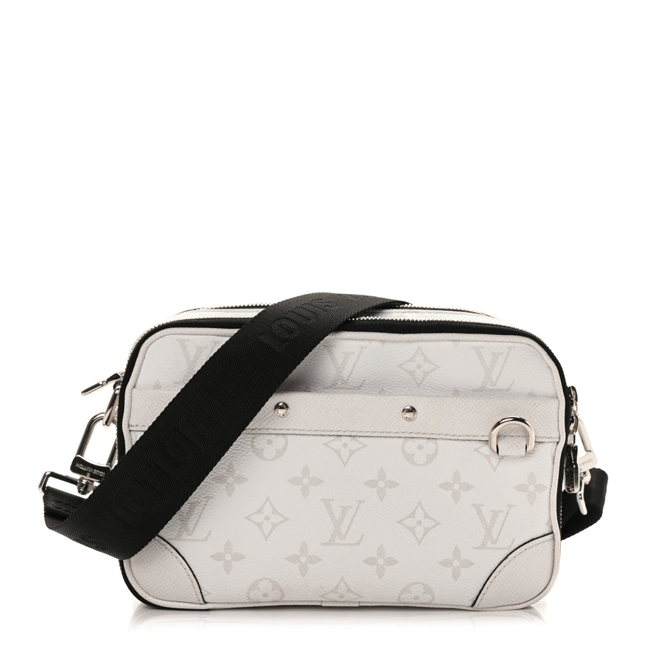 Louis Vuitton Taiga Monogram Alpha Messenger Optic White Image 1
