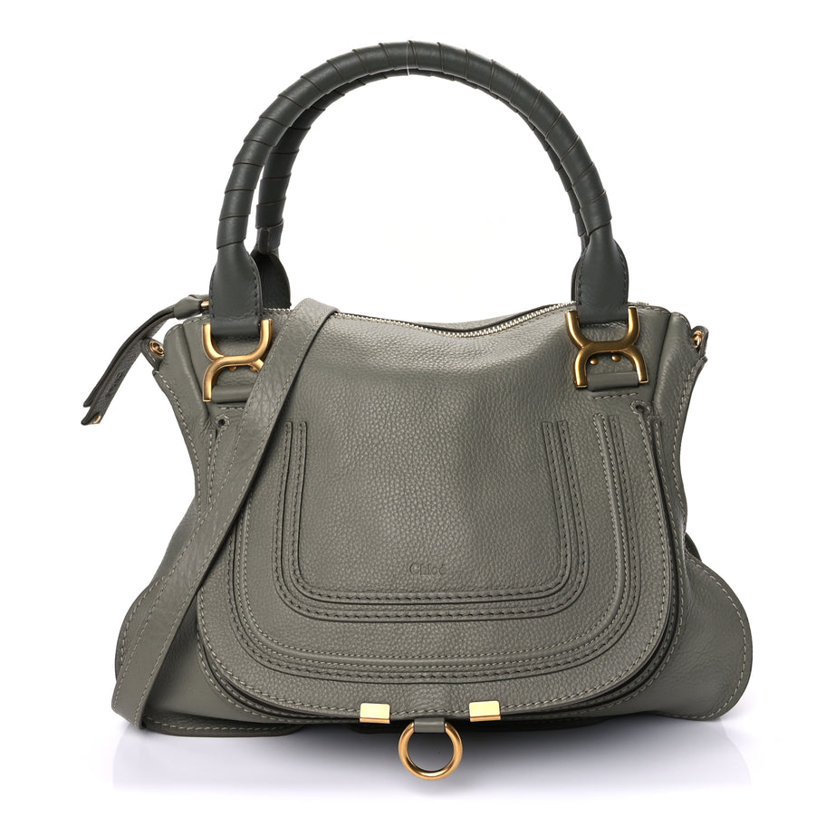 Chloe Calfskin Medium Marcie Satchel  Toscana Cypress Image 1