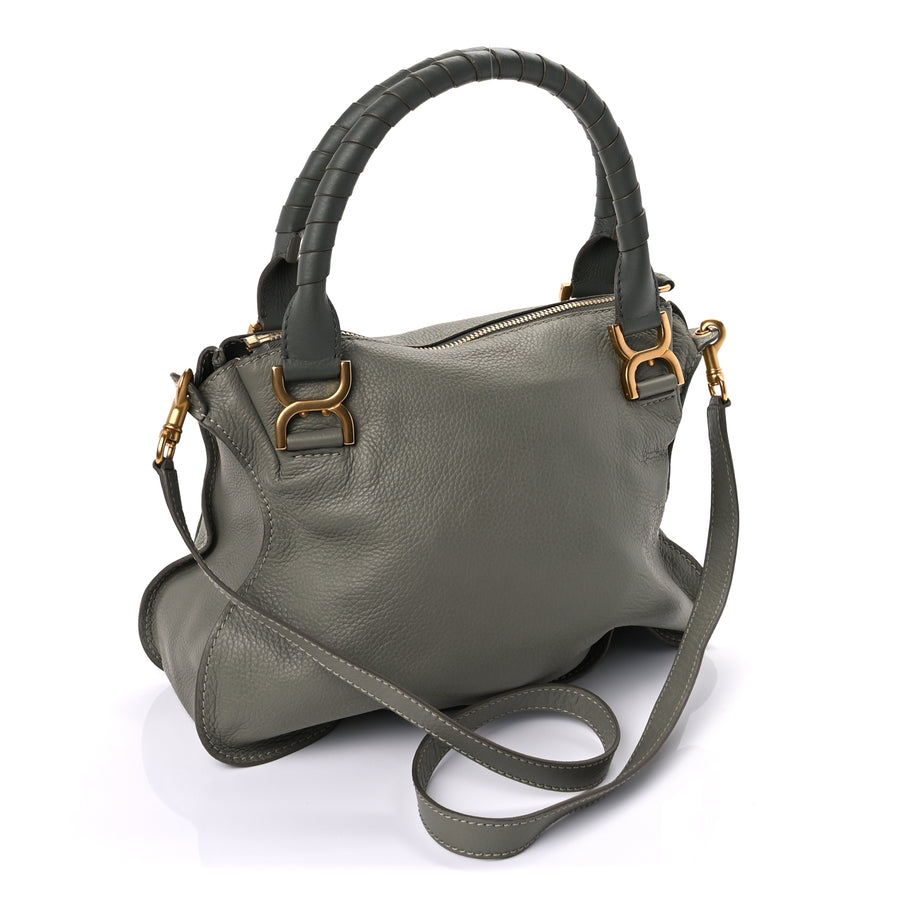 Chloe Calfskin Medium Marcie Satchel  Toscana Cypress Image 2