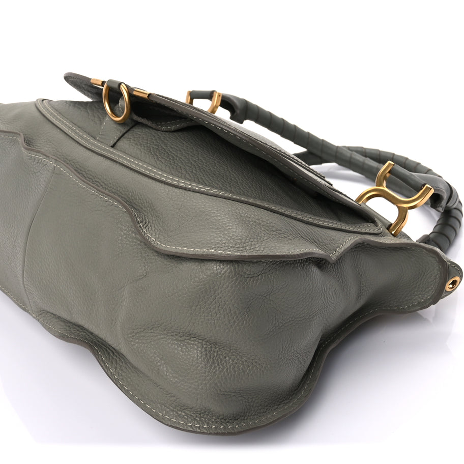 Chloe Calfskin Medium Marcie Satchel  Toscana Cypress Image 8