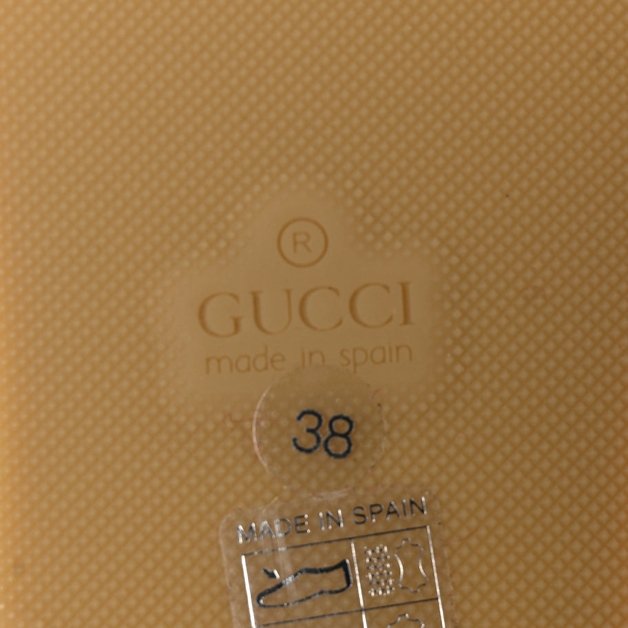 Gucci Canvas Interlocking G Damita Espadrille Sandals 38 Blondie Cognac Image 7