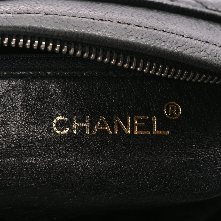 Chanel Caviar Quilted Flap Shoulder Bag Black Image 5