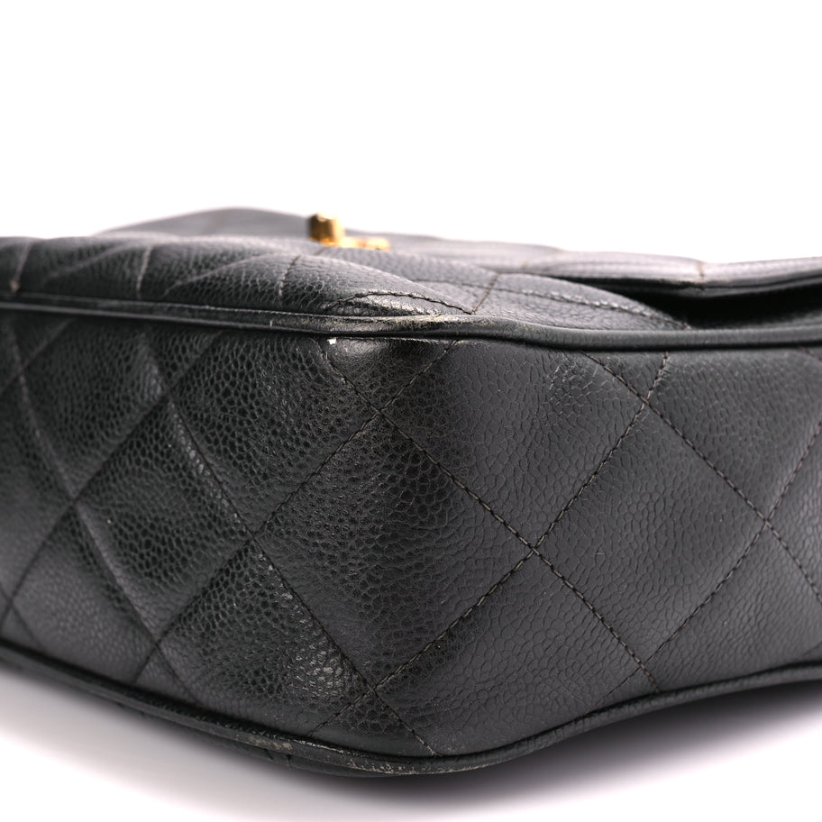Chanel Caviar Quilted Flap Shoulder Bag Black Image 9