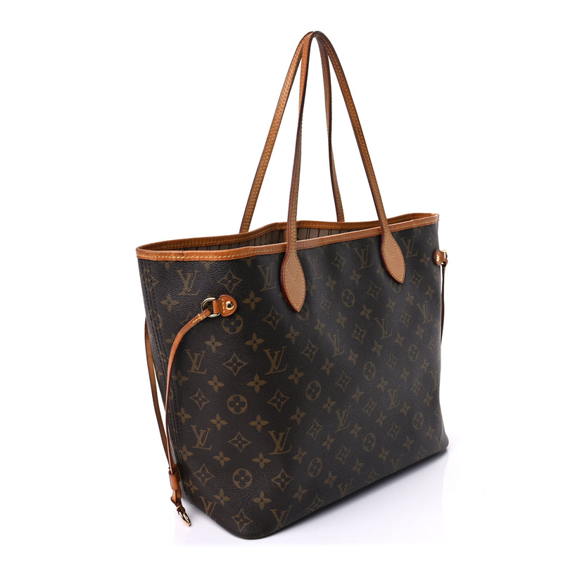  Louis Vuitton Monogram Neverfull MM Brown