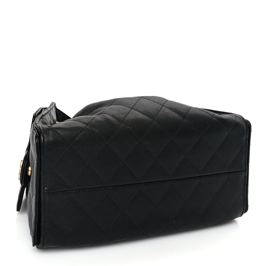 Chanel Caviar Quilted Small Chanel 25 Handbag Black Image 3