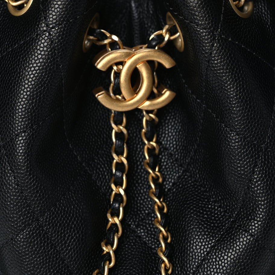 Chanel Caviar Quilted Small Chanel 25 Handbag Black Image 7