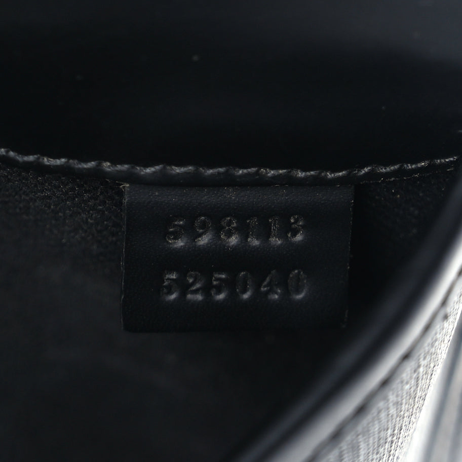 Gucci GG Supreme Monogram Web Slim Belt Bag Black Grey Image 6