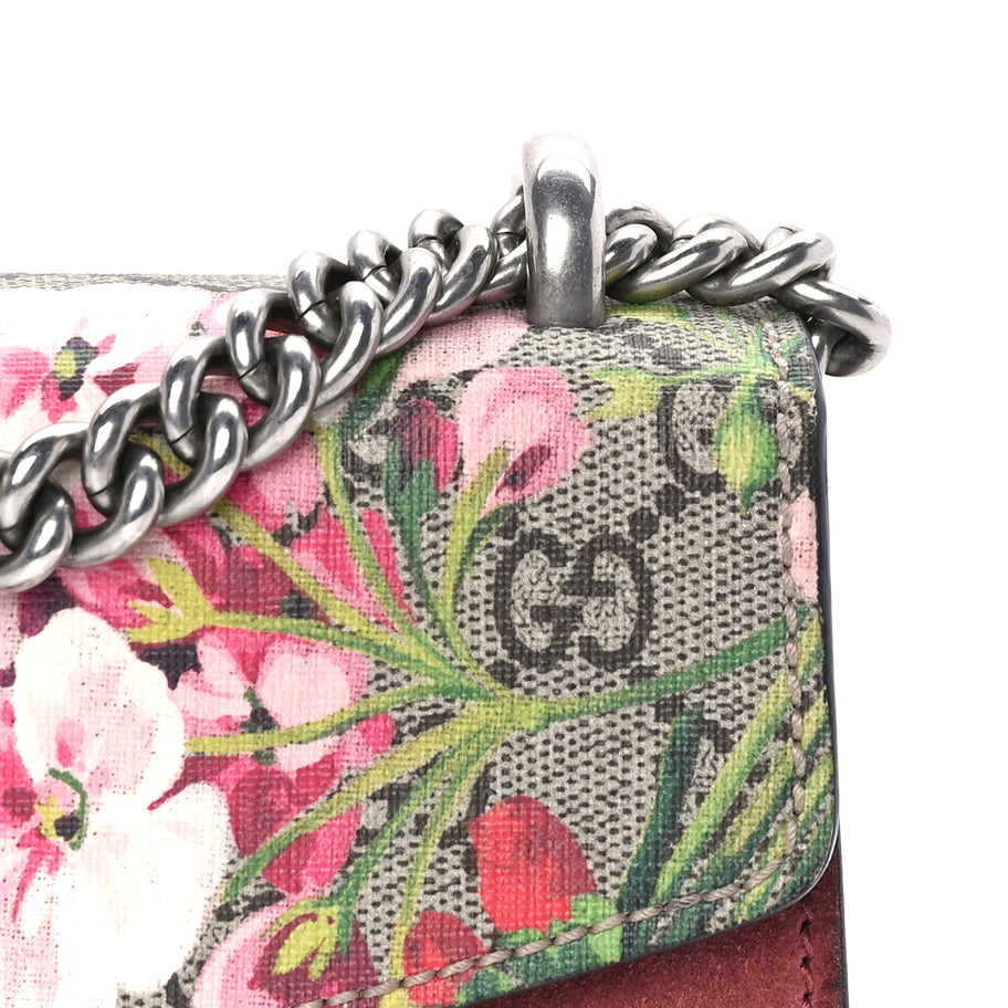 Gucci GG Supreme Monogram Blooms Mini Dionysus Shoulder Bag  Beige Multicolor Dry Rose Image 6