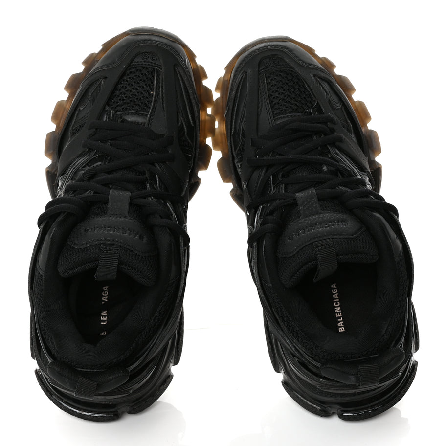 Balenciaga Mesh Nylon Track Sneakers 39 Black Image 2