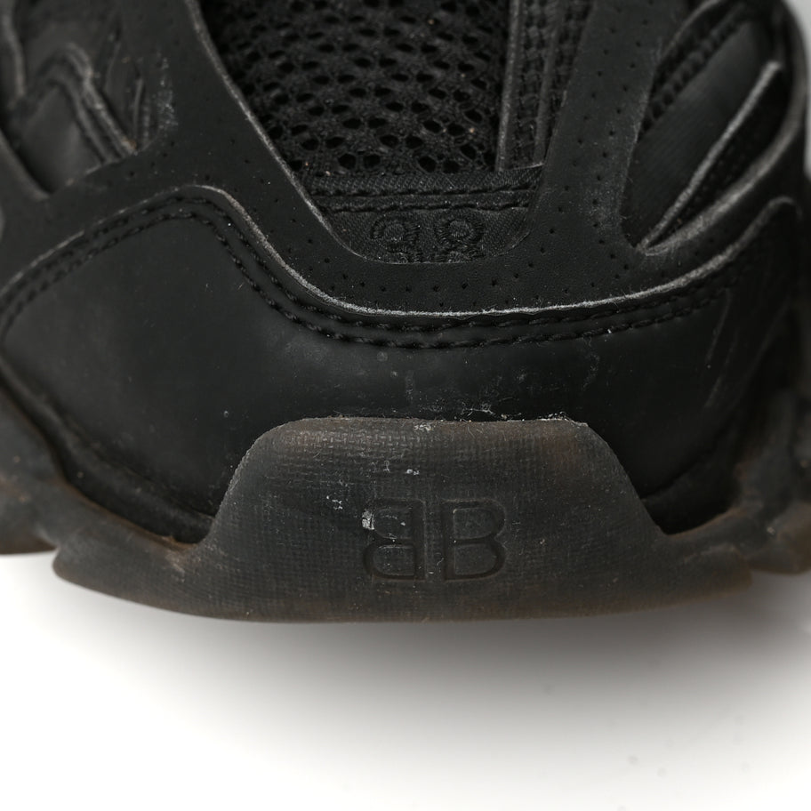 Balenciaga Mesh Nylon Track Sneakers 39 Black Image 9