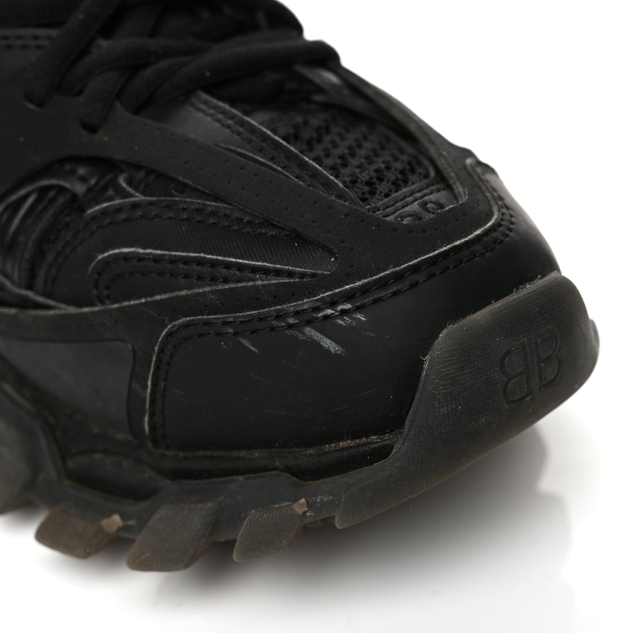 Balenciaga Mesh Nylon Track Sneakers 39 Black Image 10