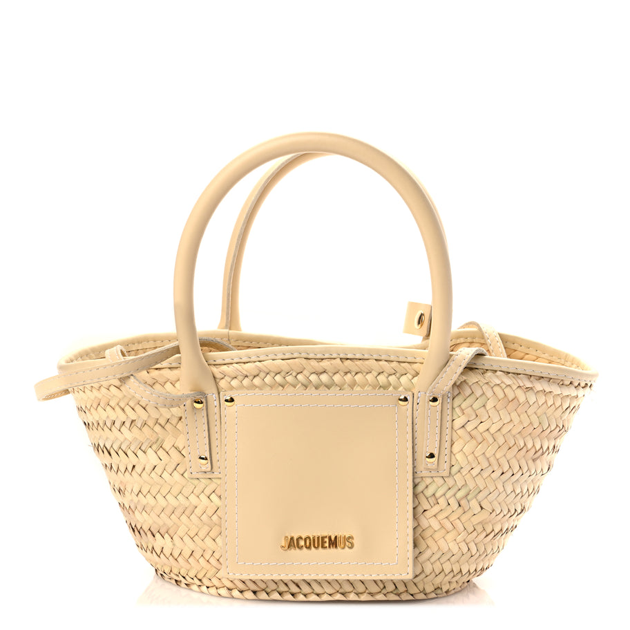 Jacquemus Small Soli Basket Ivory Image 1