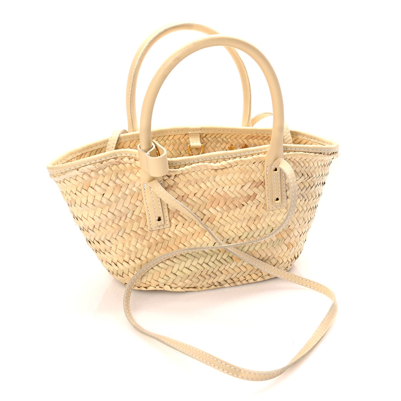  Jacquemus Small Soli Basket Ivory