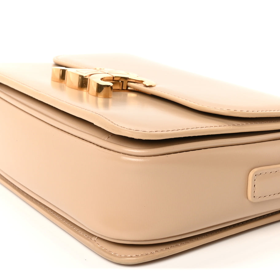 Celine Shiny Calfskin Teen Triomphe  Nude Image 8