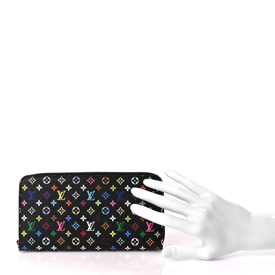 Louis Vuitton Monogram Multicolor Zippy Wallet Black Grenade Image 2