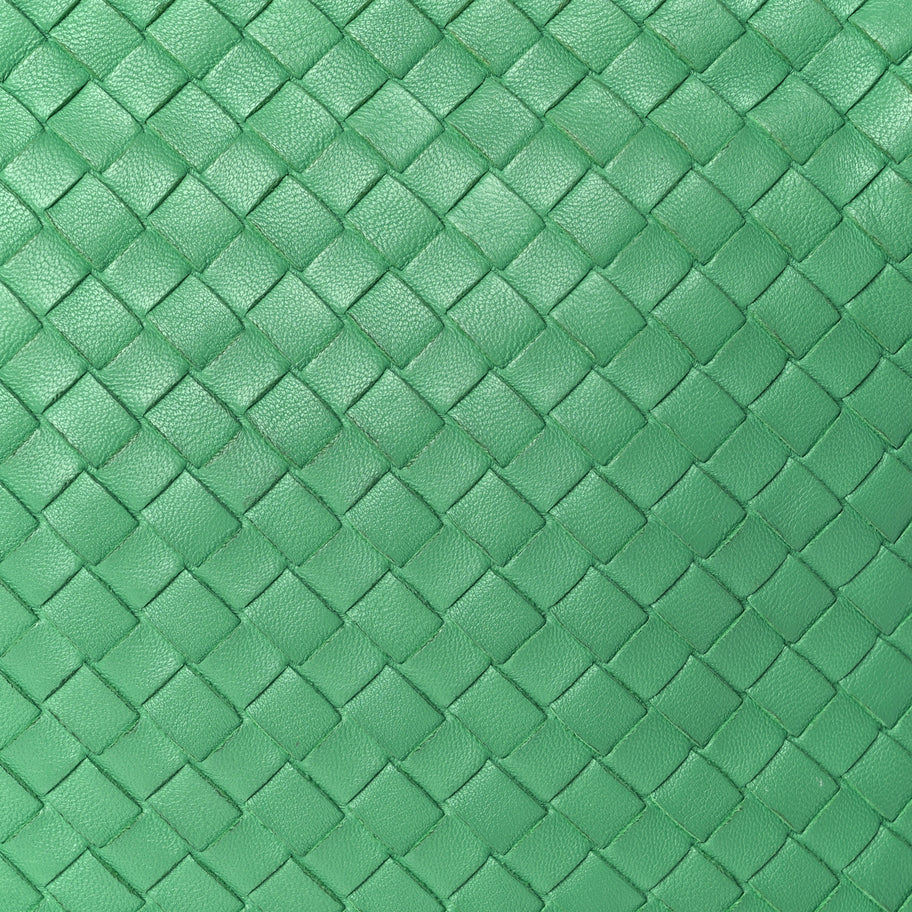 Bottega Veneta Nappa Intrecciato Nodini Crossbody Messenger Green Image 6