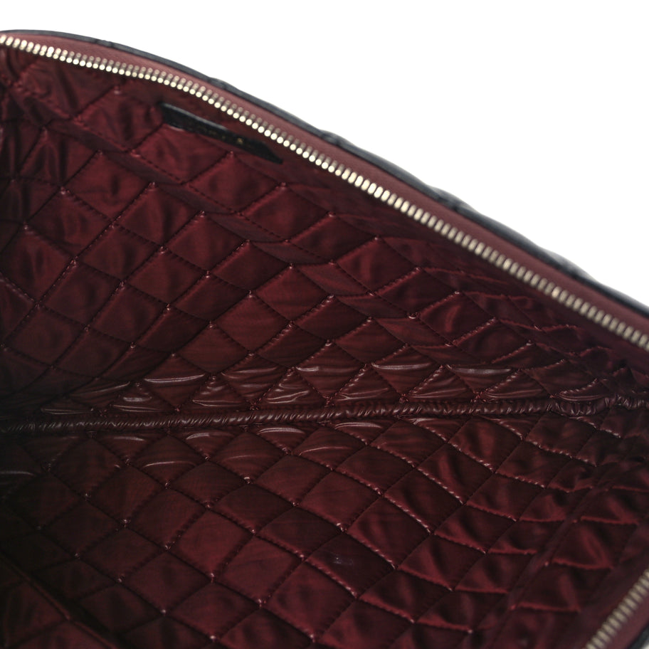 Chanel Lambskin Quilted Large Case Black Image 5