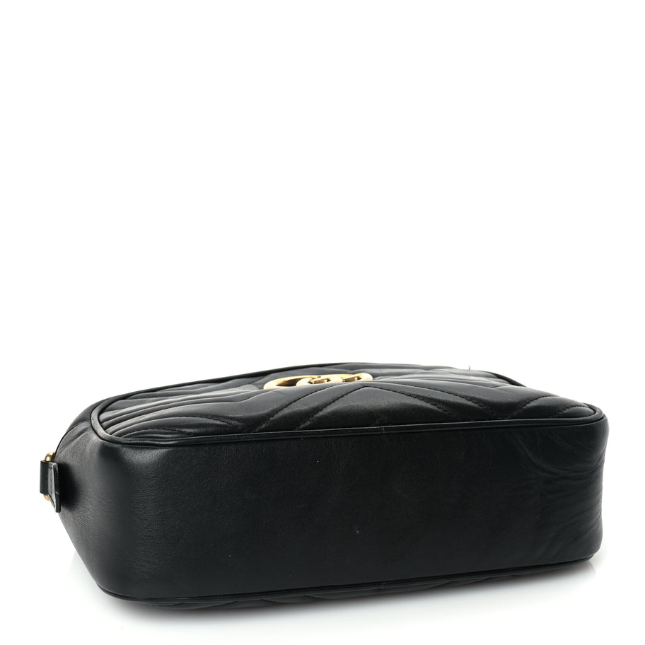 Gucci Calfskin Matelasse Small GG Marmont Chain Shoulder Bag Image 3