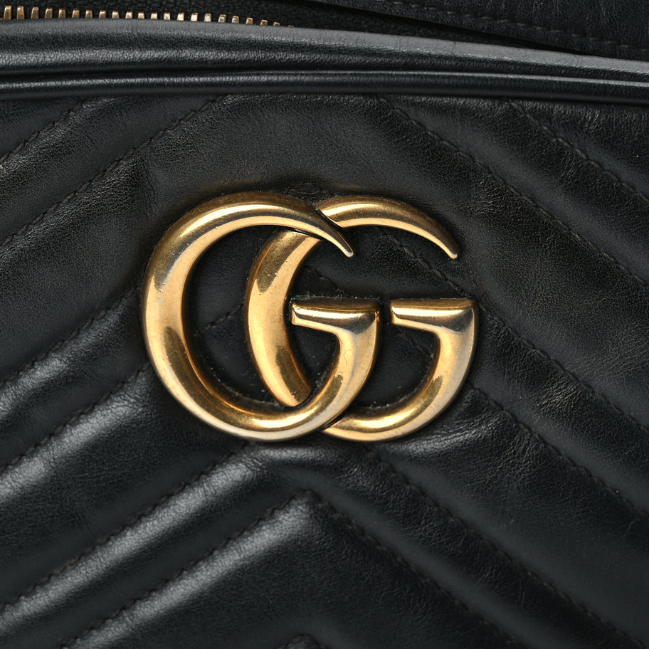 Gucci Calfskin Matelasse Small GG Marmont Chain Shoulder Bag Image 7