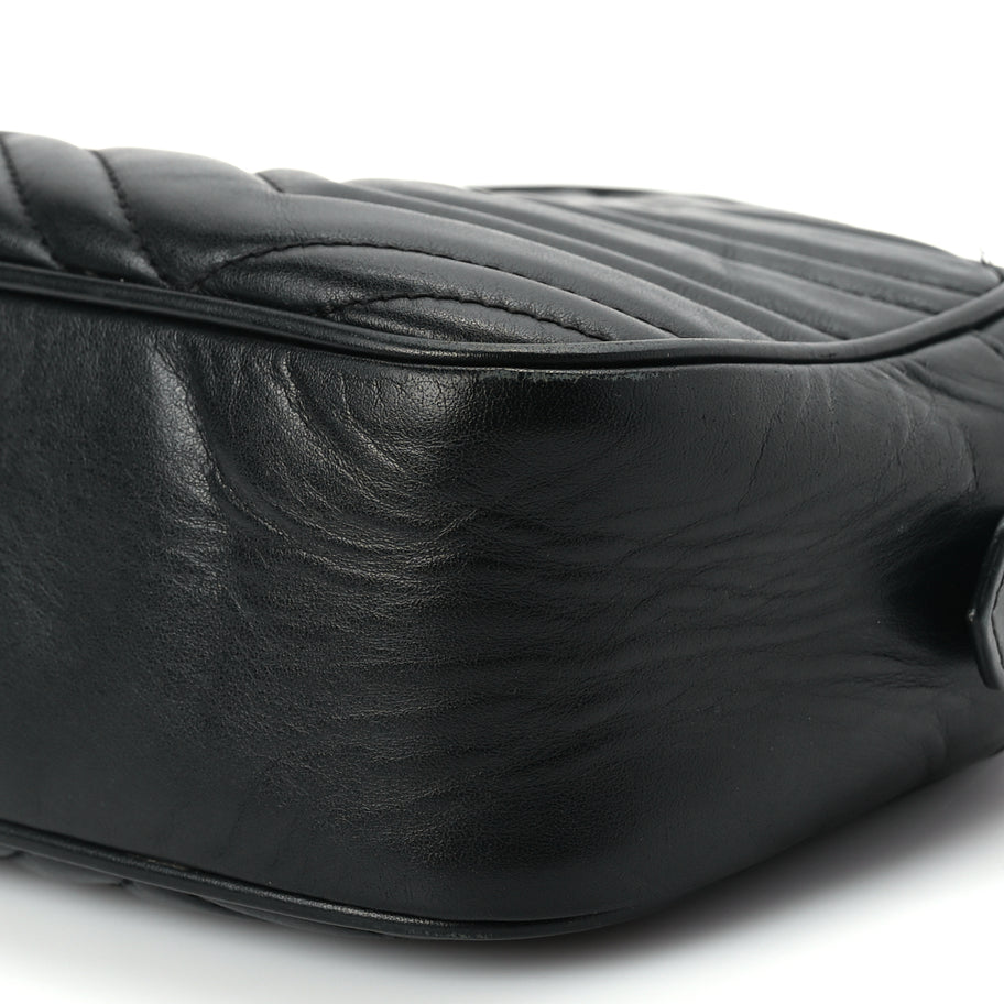 Gucci Calfskin Matelasse Small GG Marmont Chain Shoulder Bag Image 9