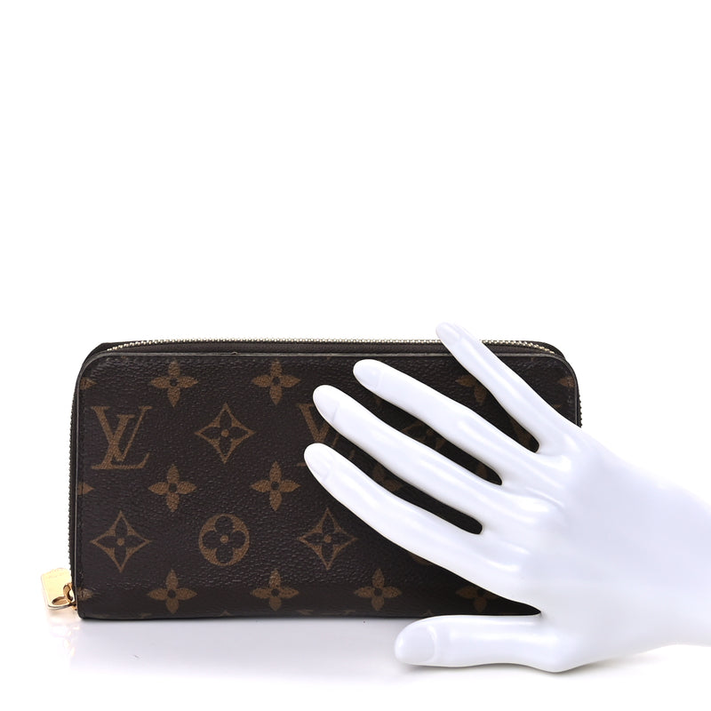  Louis Vuitton Monogram Zippy Wallet Fuchsia