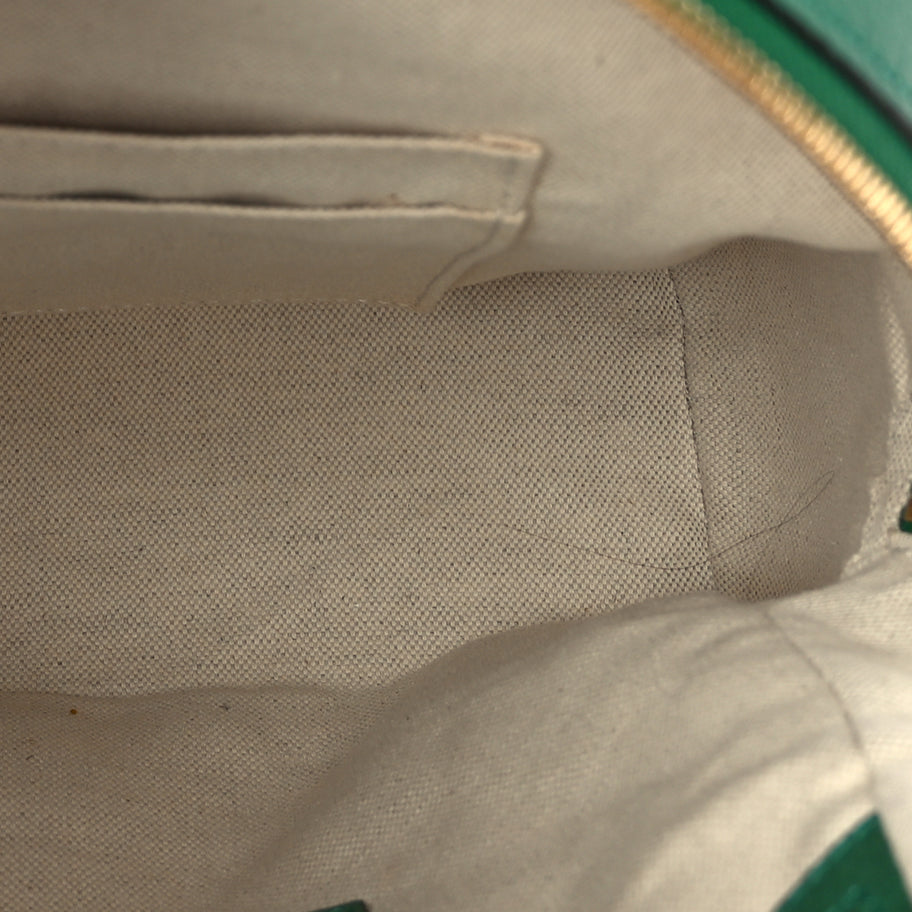 Gucci GG Supreme Monogram Flora Web Small Ophidia Day Backpack Green Image 4