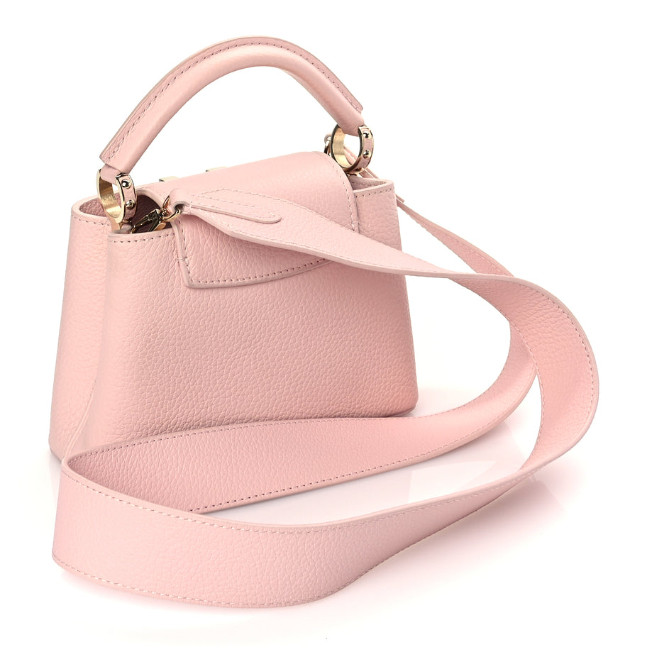Louis Vuitton Taurillon Marble Capucines Mini Pink Image 2