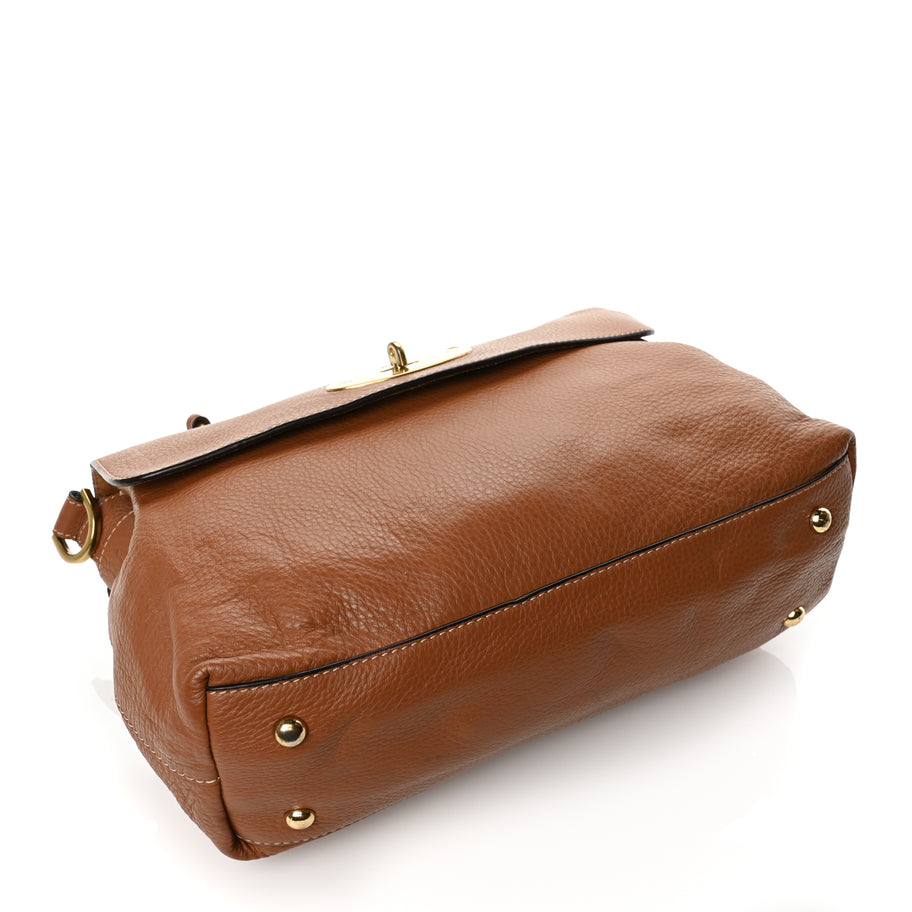 Mulberry Grained Calfskin Oversized Edie Oak Oak Image 3