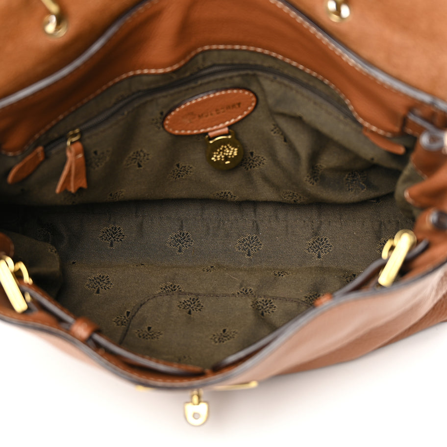 Mulberry Grained Calfskin Oversized Edie Oak Oak Image 4