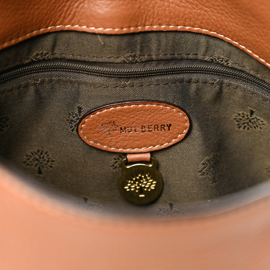 Mulberry Grained Calfskin Oversized Edie Oak Oak Image 5