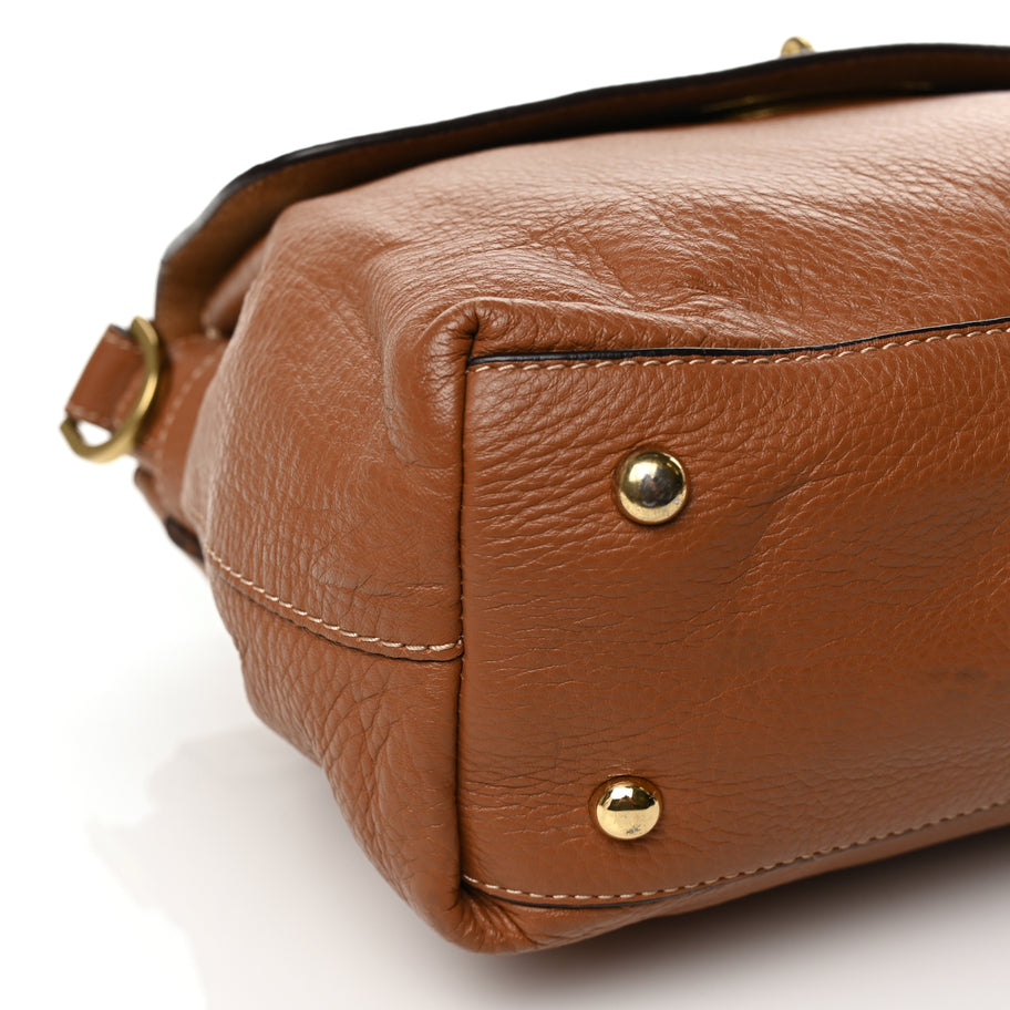 Mulberry Grained Calfskin Oversized Edie Oak Oak Image 9