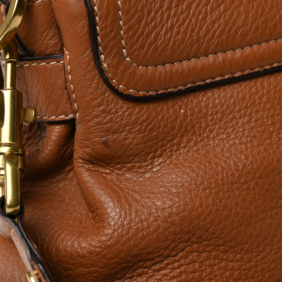 Mulberry Grained Calfskin Oversized Edie Oak Oak Image 11