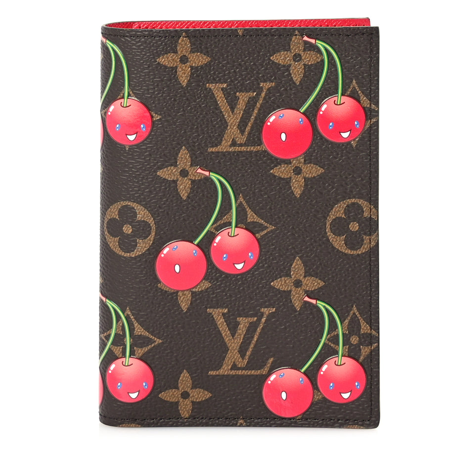 Louis Vuitton LV X TM Monogram Cerises Passport Cover Image 1