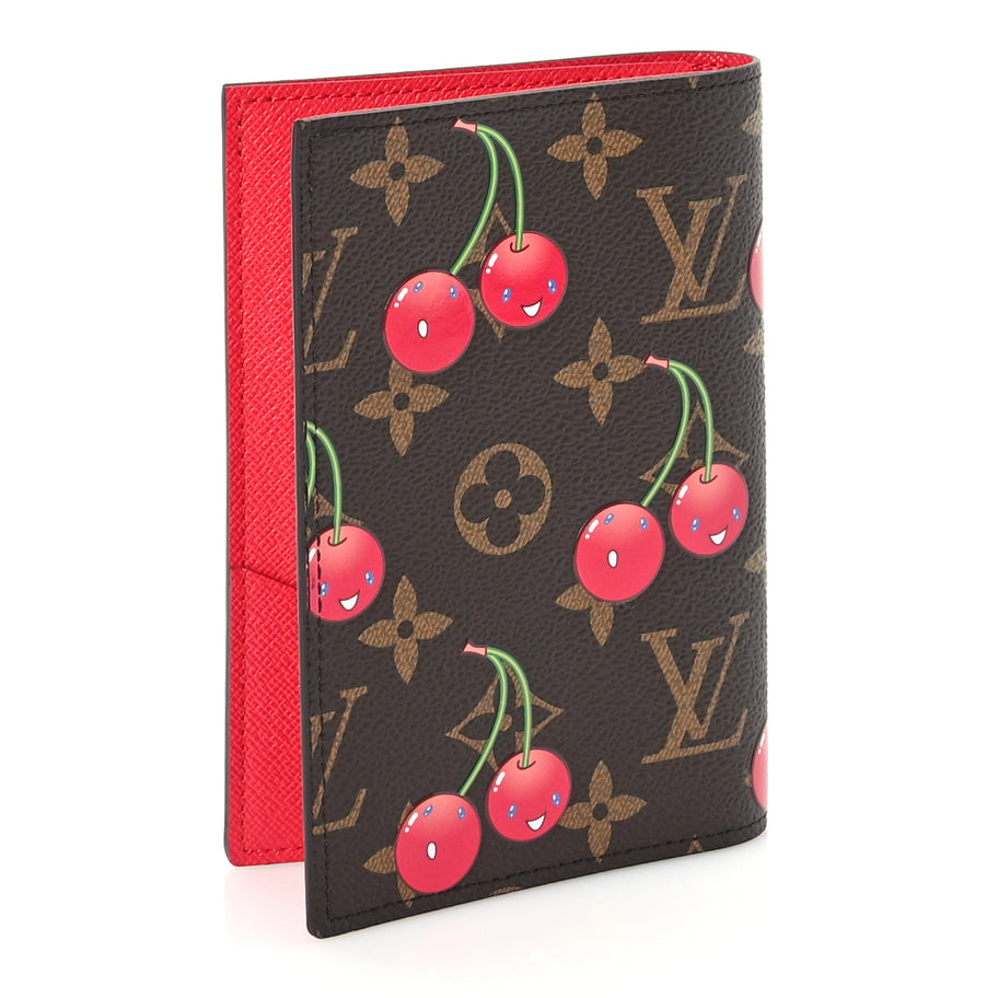 Louis Vuitton LV X TM Monogram Cerises Passport Cover Image 2