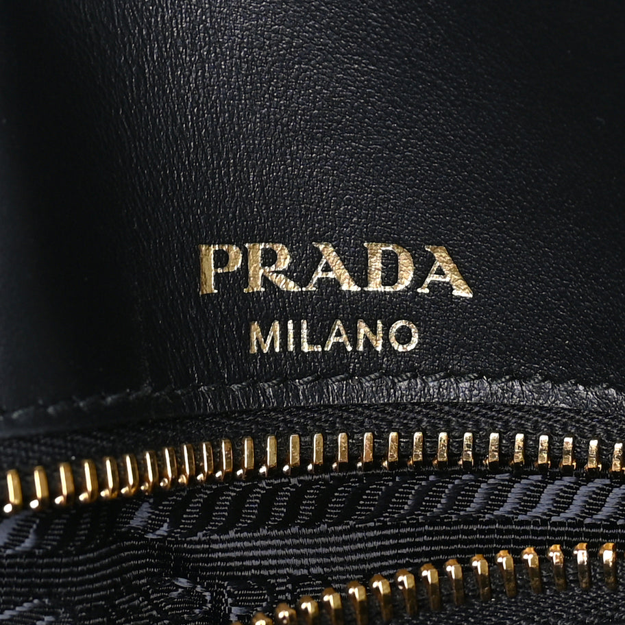 Prada Saffiano Flap Shoulder Bag Black Image 5