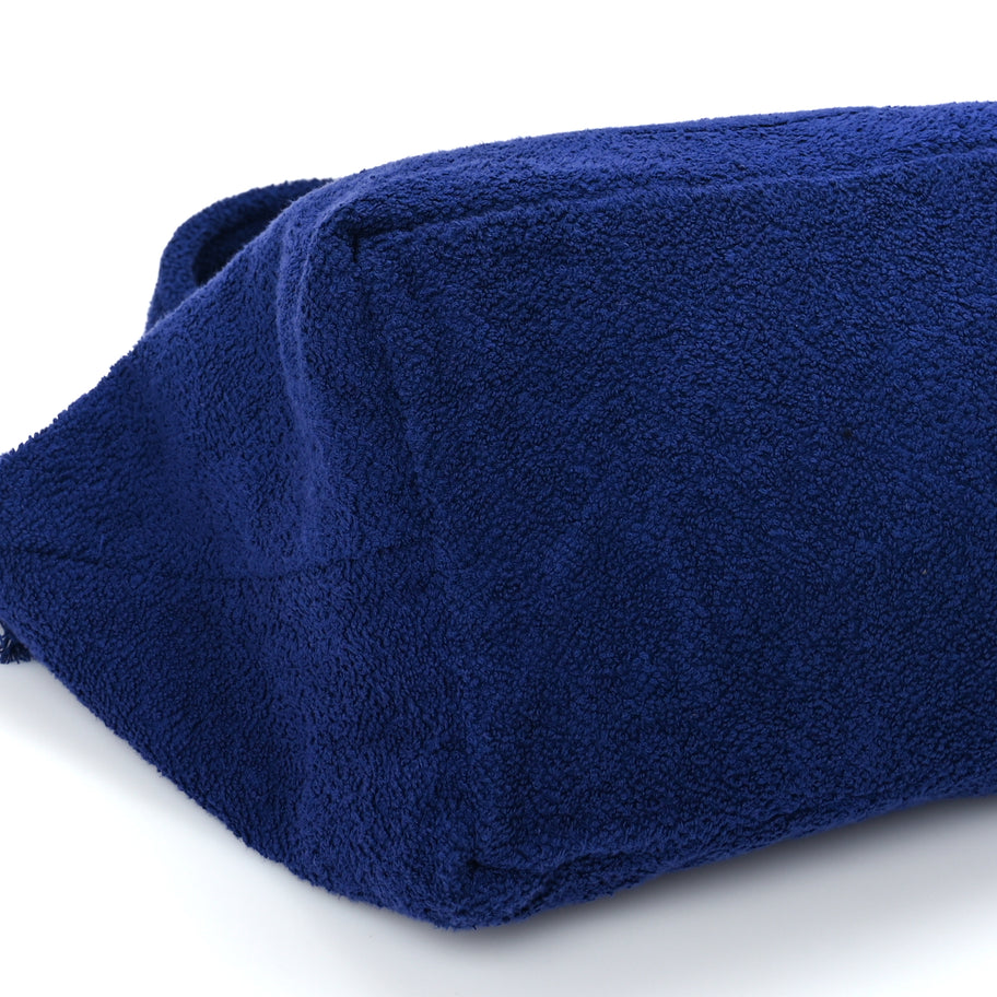 Chanel Chanel Terry Cotton CC Beach Tote Towel Set Blue Image 8