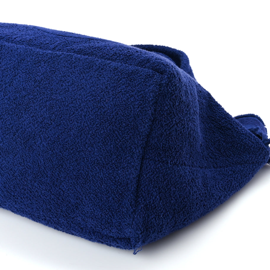 Chanel Chanel Terry Cotton CC Beach Tote Towel Set Blue Image 9