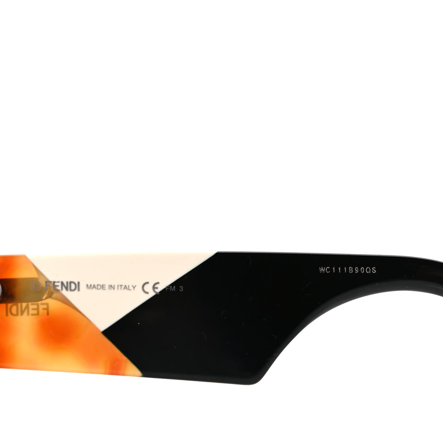 Fendi Facets Square Sunglasses FF 0263/S Black Image 5