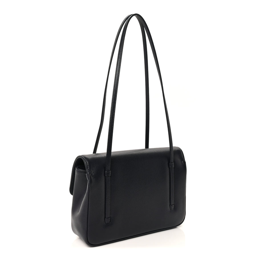 Chanel Shiny Caviar Preppy Coco Small Flap Bag Navy Image 2
