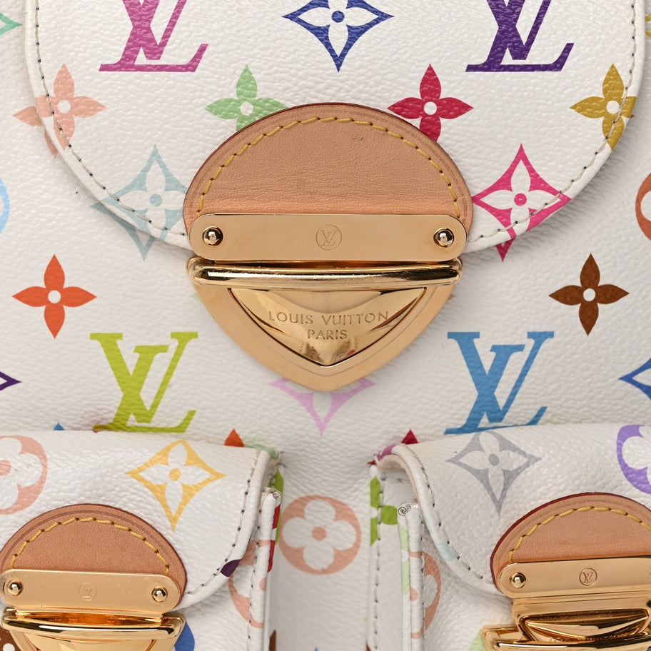 louis vuitton backpack multicolor Louis Vuitton LV X TM Monogram Multicolor Venice Backpack White