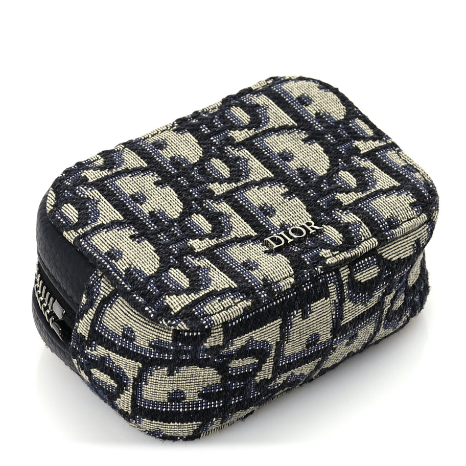 Christian Dior Oblique D-Touch Nano Horizontal Pouch Blue Image 3