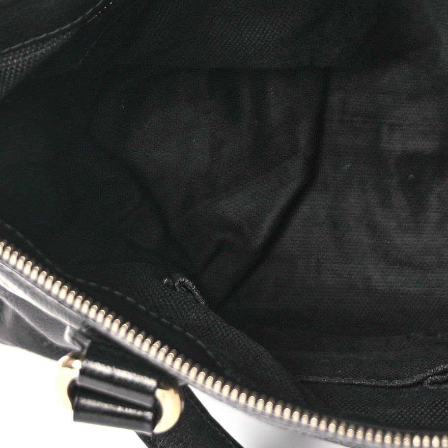 Gucci Vernice Naplack Small Soho Top Handle Satchel Black Image 4