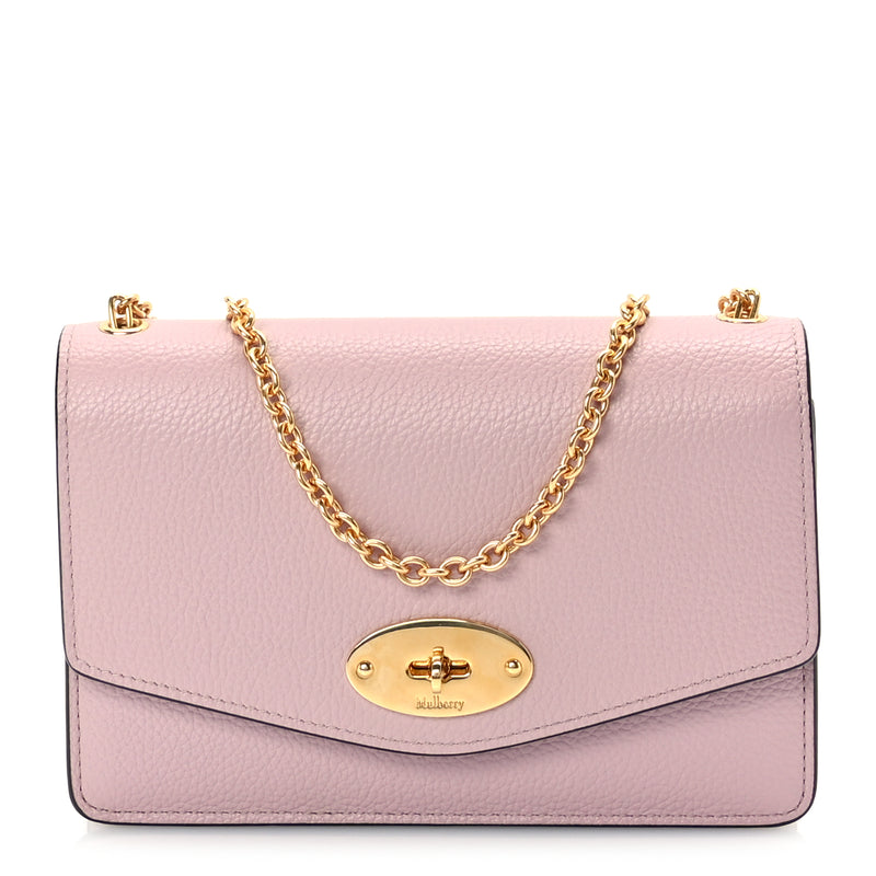  Mulberry Natural Grain Calfskin Small Darley Satchel  Blossom