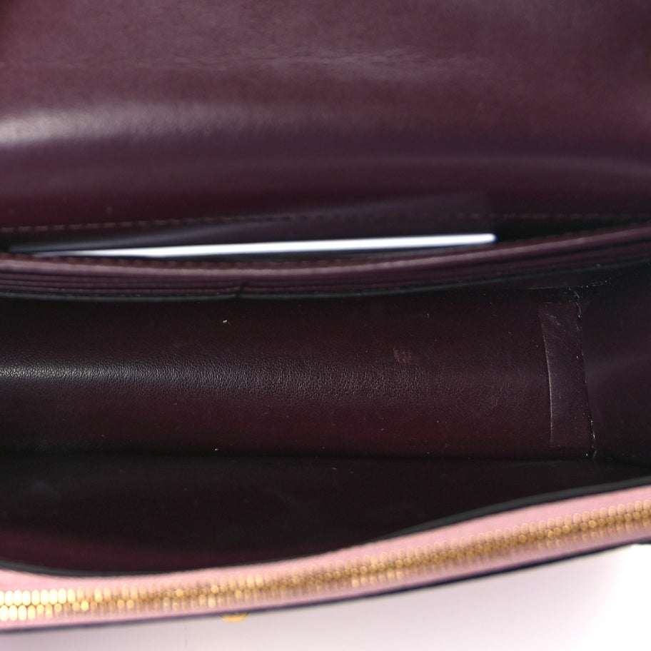 Mulberry Natural Grain Calfskin Small Darley Satchel  Blossom Image 4