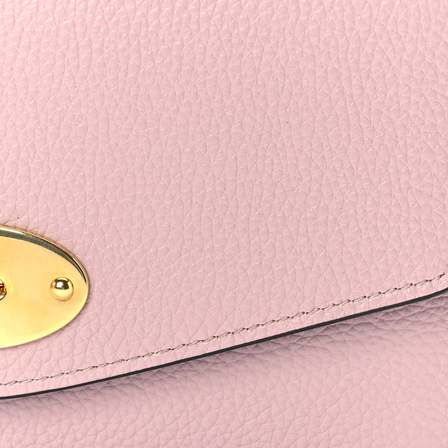 Mulberry Natural Grain Calfskin Small Darley Satchel  Blossom Image 6